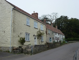 Rove of cottages in Butleigh.