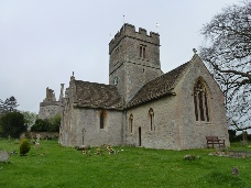 The Church of St Leonard in Butleigh.