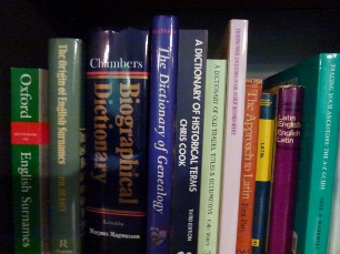 A range of books useful in genealogy.