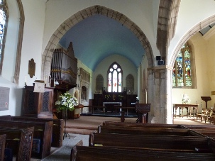The altar of St Margaret, Spaxton.