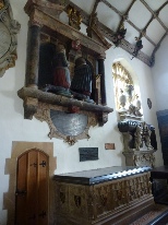 Tombs in St Decuman's Church.