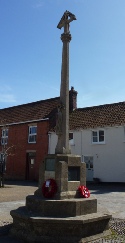 The war memorial in Stogursey.