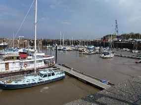 The harbour at Watchet.