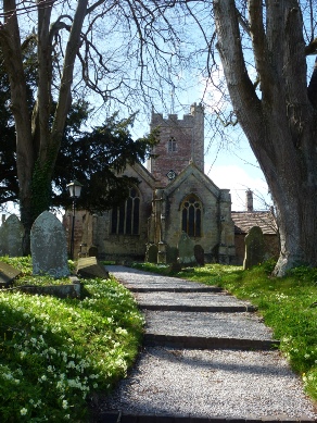 The church of St Margaret in Spaxton.