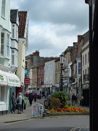 A street in Wells. 